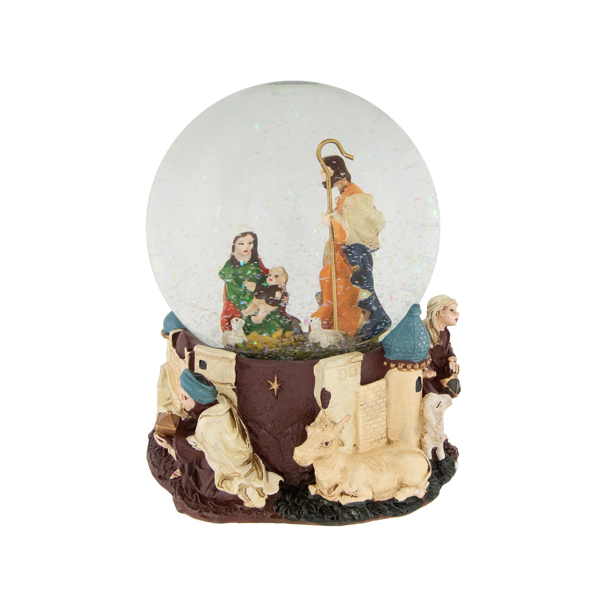 Northlight Seasonal Musical Silent Night Nativity Snow Globe, Multi None