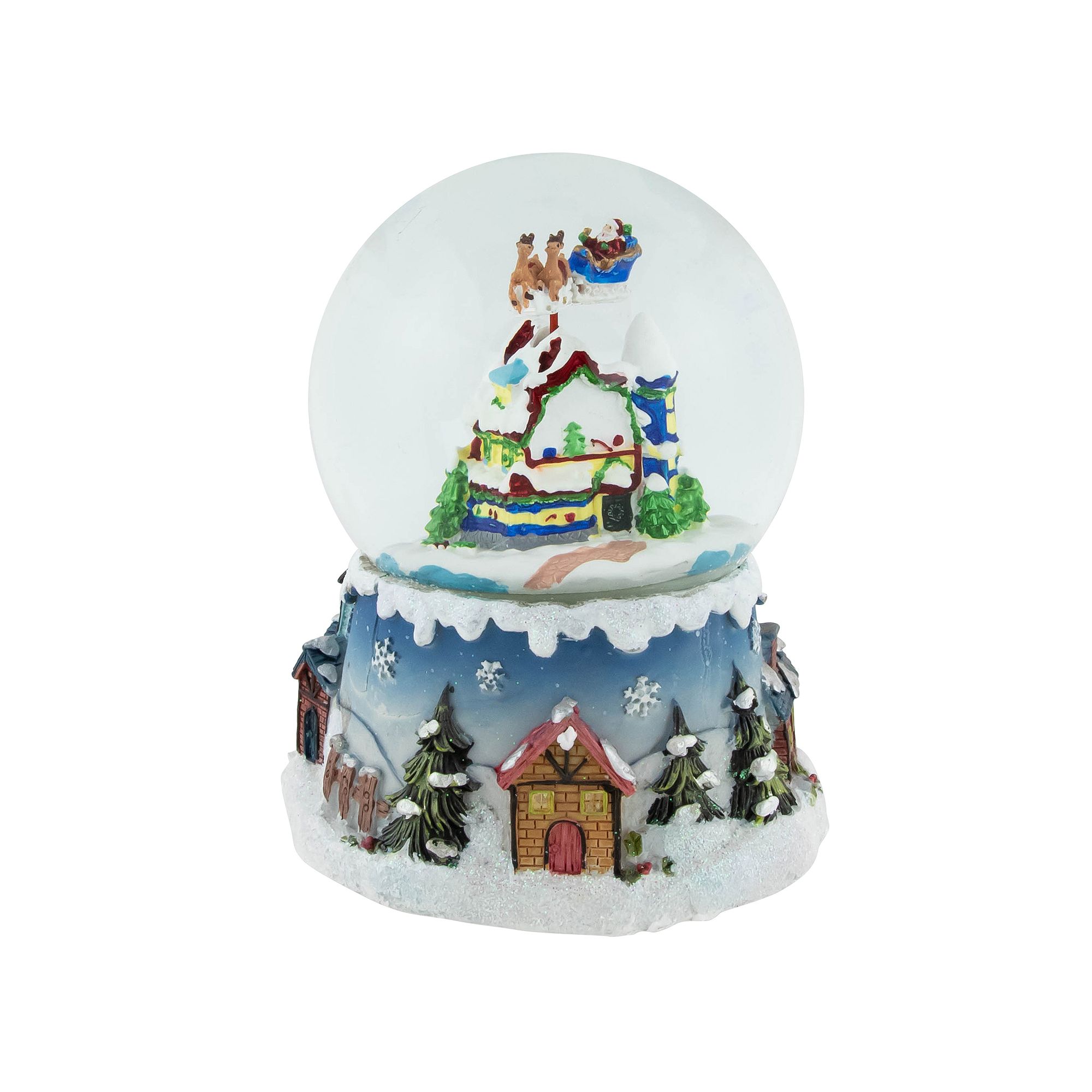 Northlight Seasonal Musical Water Globe Dome, Blue