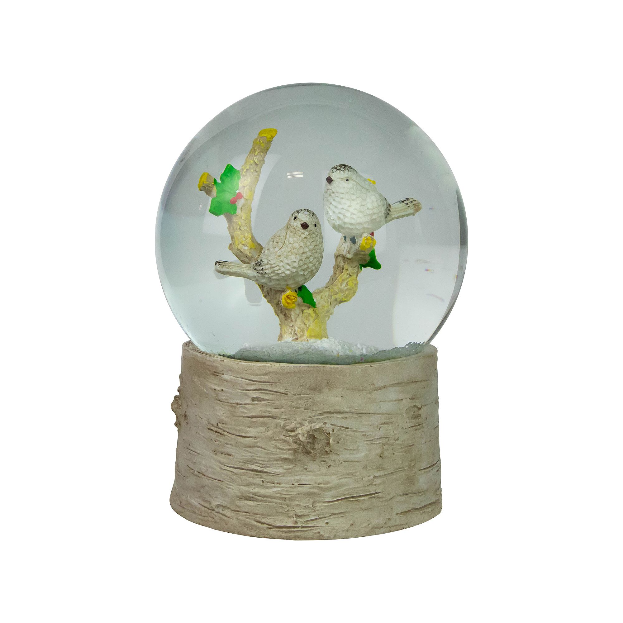 Northlight Seasonal Musical Christmas Globe, Brown