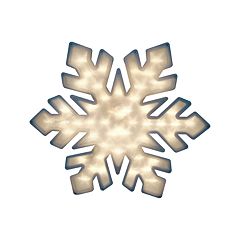 Beistle Club Pack of 24 Winter Wonderland Themed White Mini Snowflake Cutout Decorations 4.5