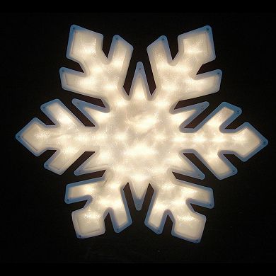 Northlight Seasonal Lighted Snowflake Window Decoration