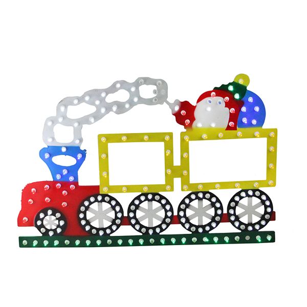 Northlight Seasonal Lighted Christmas Train Window Decoration