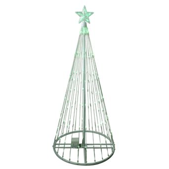 Northlight Seasonal 4' Green LED Lighted Show Cone Christmas Tree Outdoor Decoration
