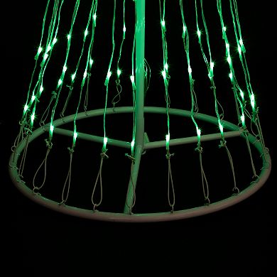 Northlight Seasonal 4' Green LED Lighted Cone Christmas Tree Outdoor Decoration