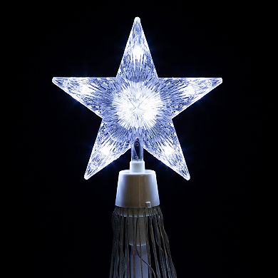 Northlight Seasonal White LED Lighted Cone Christmas Tree