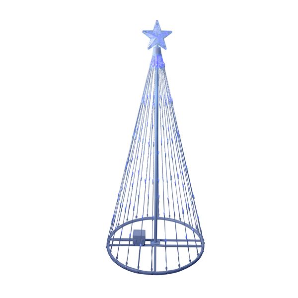 Outdoor Lighted Christmas Tree Cone