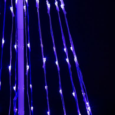 Northlight Seasonal 4' Blue LED Lighted Cone Christmas Tree Outdoor Decoration