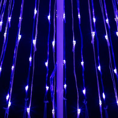 Northlight Seasonal 4' Blue LED Lighted Cone Christmas Tree Outdoor Decoration