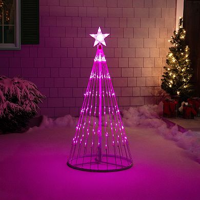 Northlight Seasonal Pink Lighted Christmas Tree