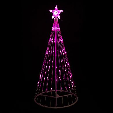 Northlight Seasonal Pink Lighted Christmas Tree