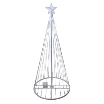 Northlight Seasonal 4' Polar White LED Lighted Show Cone Christmas Tree Outdoor Decoration