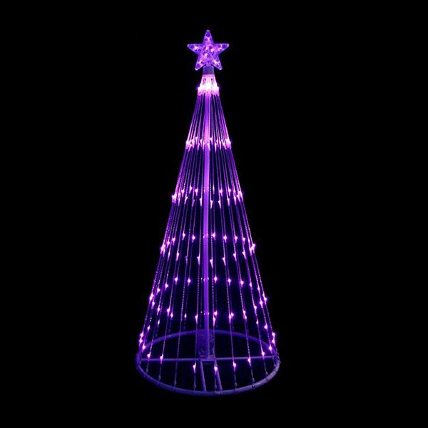 Northlight Seasonal Purple Lighted Christmas Tree