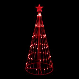 Northlight Seasonal Red Lighted Christmas Tree