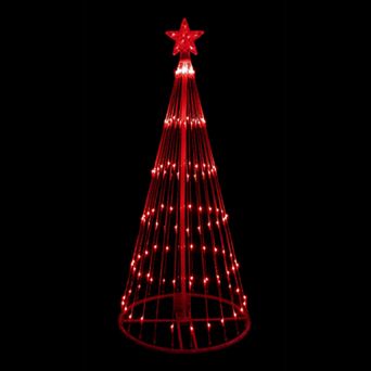 Northlight Seasonal Red Lighted Christmas Tree