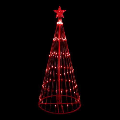 Northlight Seasonal Red Lighted Christmas Tree