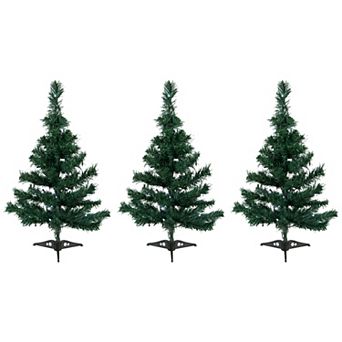Northlight Lighted Christmas Tree Set of 3