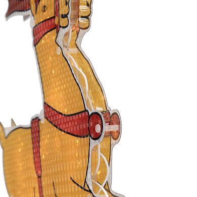 Northlight Seasonal Shimmering Reindeer Christmas Window Silhouette