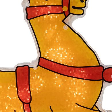 Northlight Seasonal Shimmering Reindeer Christmas Window Silhouette