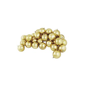 Northlight Seasonal Shiny Champagne Gold Shatterproof Ball Christmas Ornament 12 pc Set