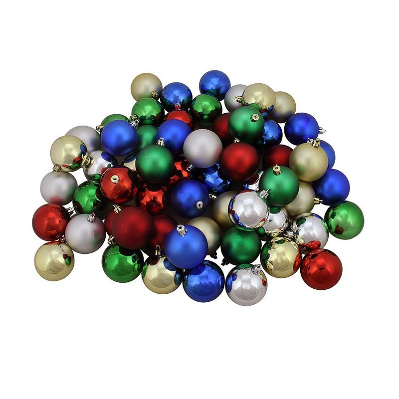 Northlight Seasonal Traditional Shatterproof Ball Christmas Ornament 60-pie
