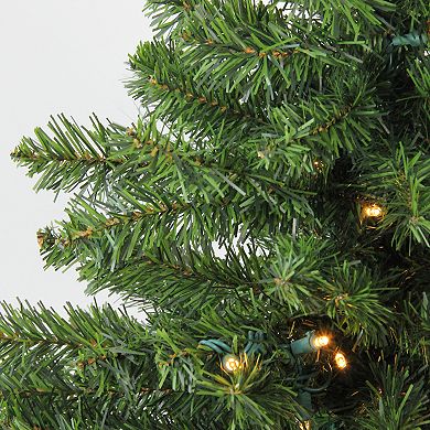 2' Pre-Lit LED Two-Tone Canadian Pine Artificial Christmas Tree 