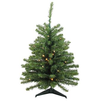 Northlight Seasonal 3-ft. Pre-Lit LED Canadian Pine Artificial Christmas Tree