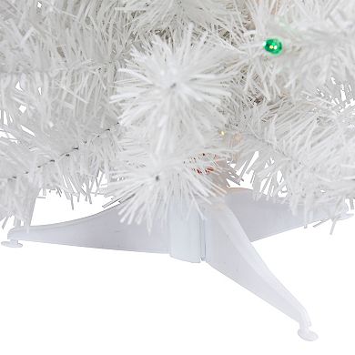 Northlight Seasonal 18-in. Pre-Lit White Artificial Christmas Tree
