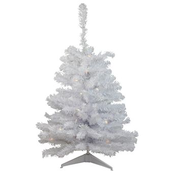 Northlight Seasonal 3-ft. LED Pre-Lit White Artificial Christmas Tree