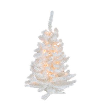 Northlight Seasonal 3-ft. Pre-Lit Clear White Artificial Christmas Tree