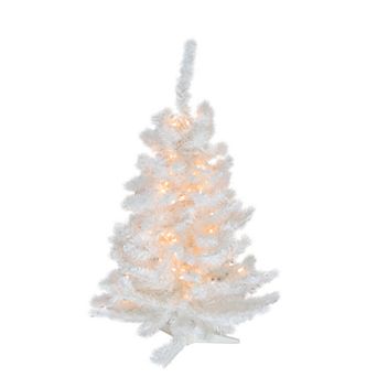 Northlight Seasonal 3-ft. Pre-Lit Clear White Artificial Christmas Tree