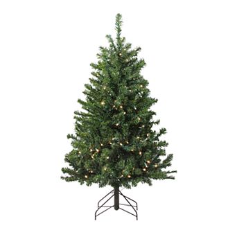 Northlight Seasonal 4-ft. Pre-Lit Clear LED Canadian Pine Artificial Christmas Tree