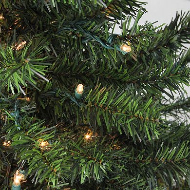 Northlight Seasonal 4-ft. Pre-Lit Clear Canadian Pine Artificial Christmas Tree