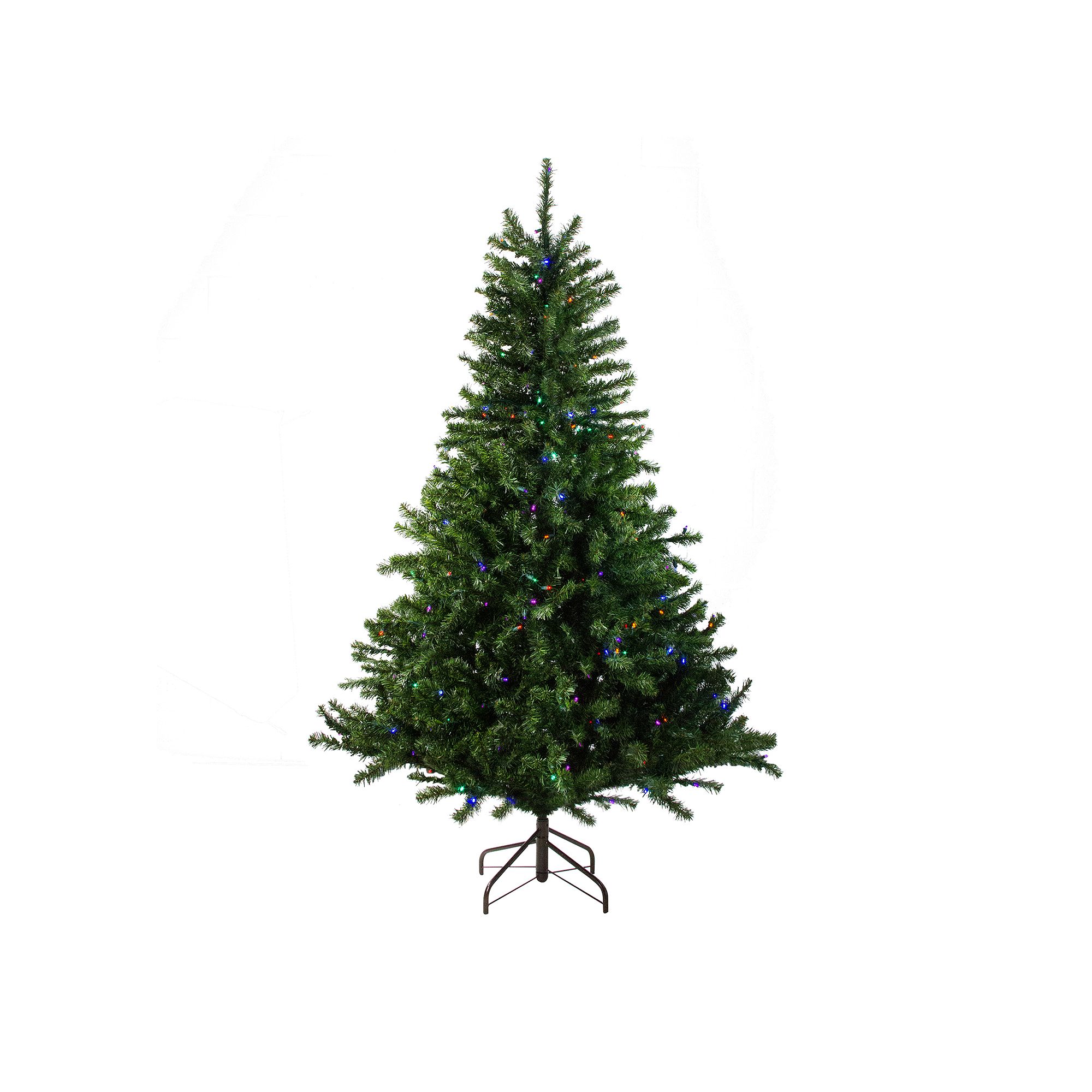 Northlight Seasonal 6-ft. Pre-Lit Multi-Colored LED Canadian Pine Artificia