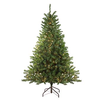 Northlight Seasonal 8-ft. Pre-Lit Clear Canadian Pine Artificial Christmas Tree
