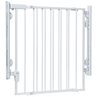 Safety 1st White Top of Stairs Baby Gate