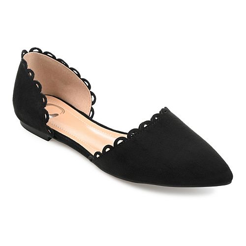 kohls womens black flats