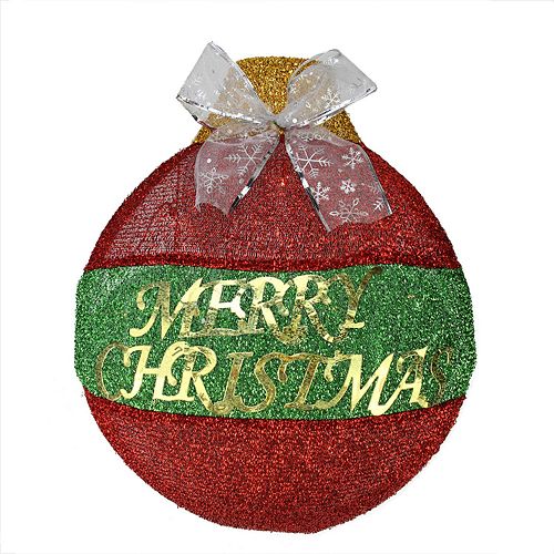 Northlight Seasonal Lighted "Merry Christmas" Ornament