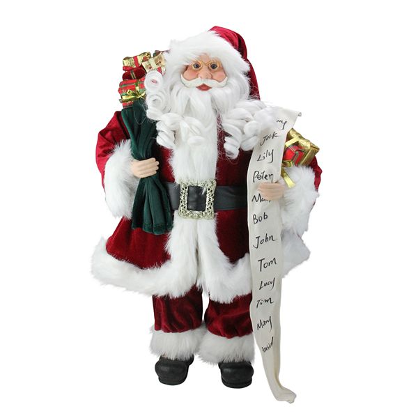 Northlight Seasonal Standing Santa Claus Figure