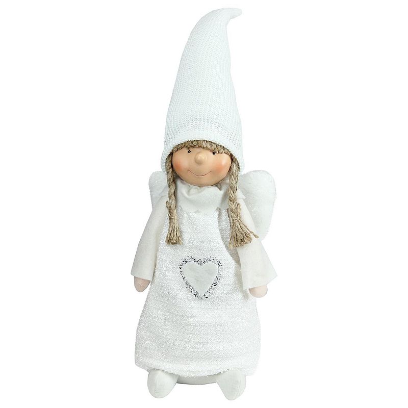 Northlight Seasonal Woodlands Girl Angel Figurine, White
