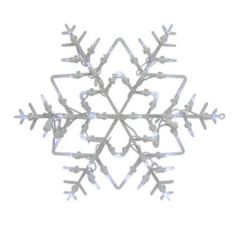 Northlight Seasonal LED Lighted Snowflake Christmas Window Silhouette Decoration