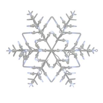 Northlight Seasonal LED Lighted Snowflake Christmas Window Silhouette Decoration