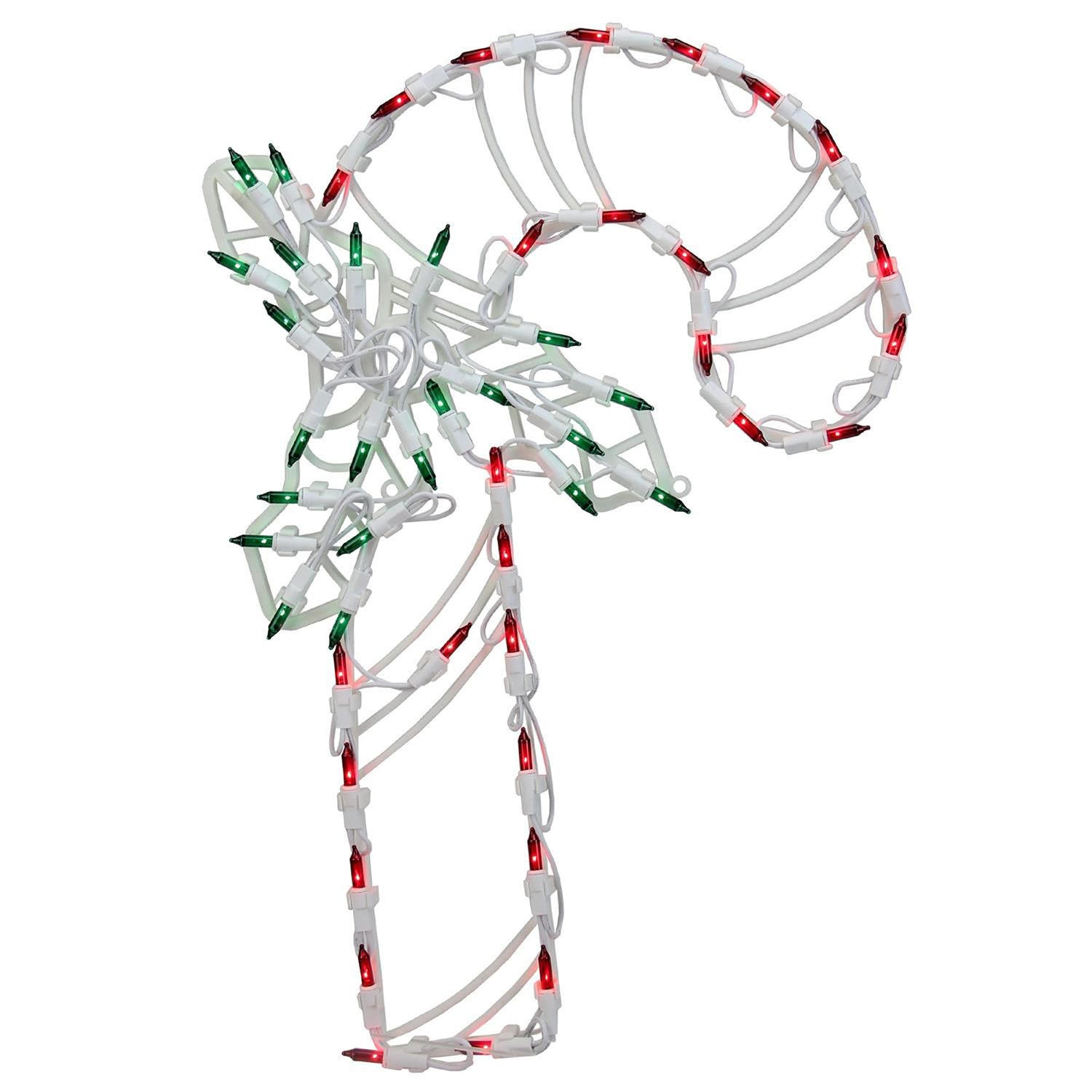 Northlight Seasonal Led Lighted Candy Cane Christmas Window