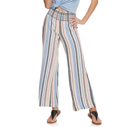 Juniors' SO® Linen Beach Pants