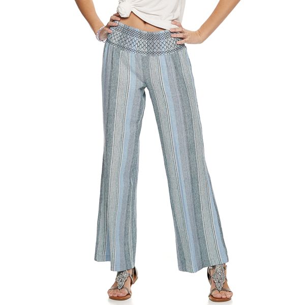 Juniors' SO® Linen Beach Pants