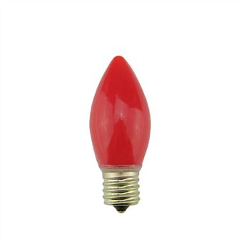 Indoor / Outdoor Opaque Red C9 Christmas Replacement Bulb 4 pc Set