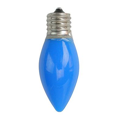 Indoor / Outdoor Opaque Blue C9 Christmas Replacement Bulb 4-piece Set