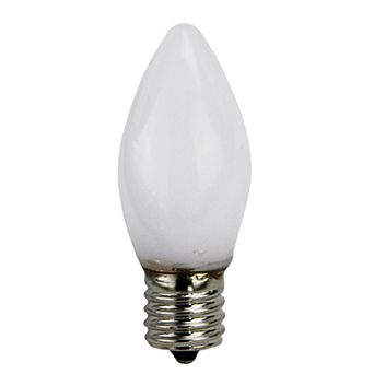 Indoor / Outdoor Opaque White C9 Christmas Replacement Bulb 4 pc Set