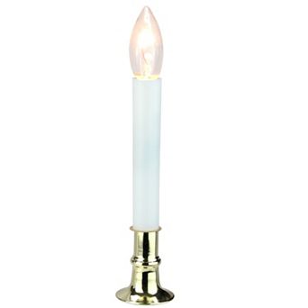 Northlight Seasonal Brass Indoor Christmas Candle Lamp with Timer