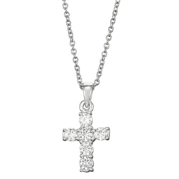 Kohls white gold cross necklace new arrivals