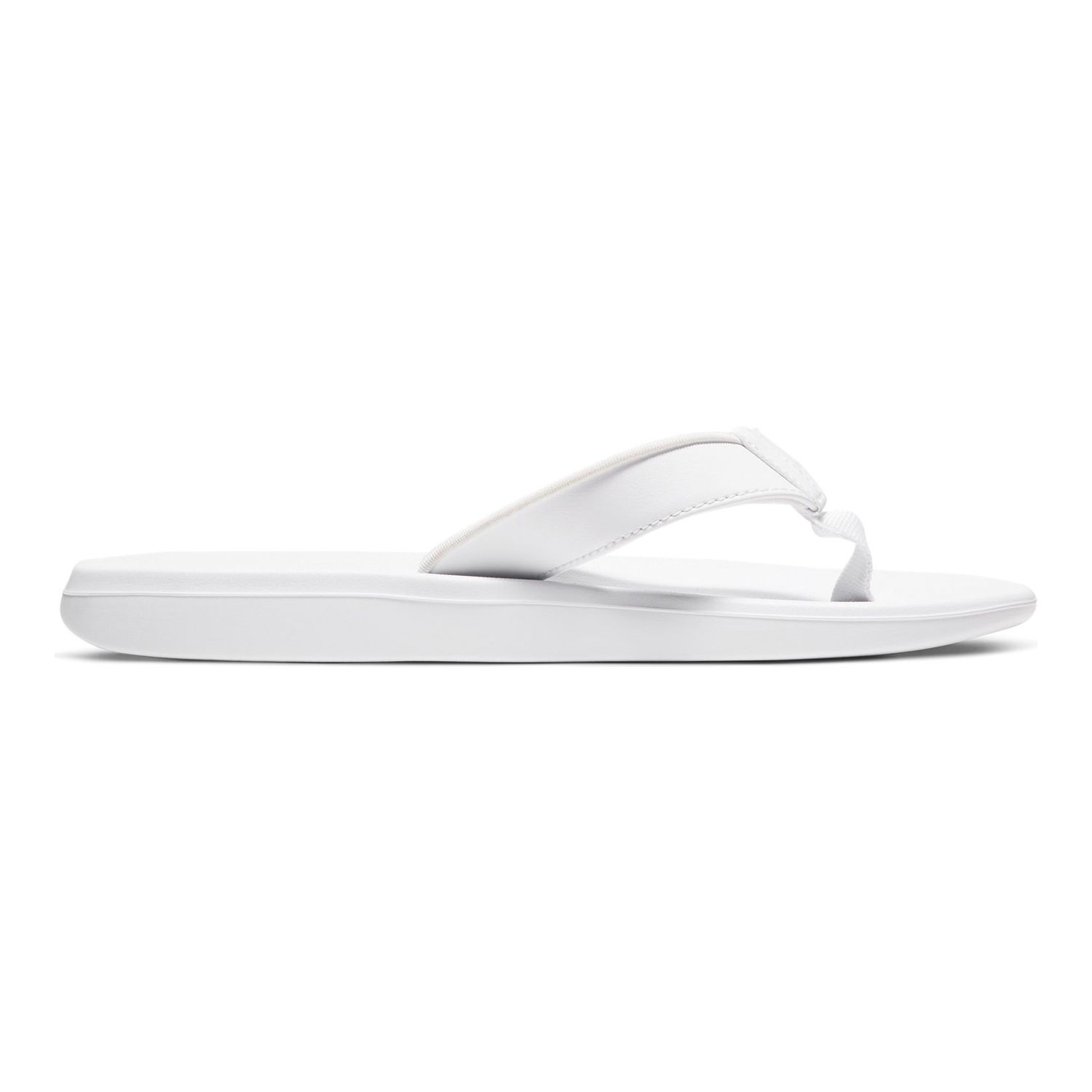 white nike flip flops